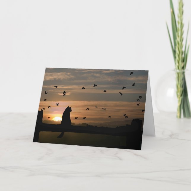 Cat Sympathy Card (Front)