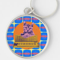 Cat Synthesizer Music Producer Design