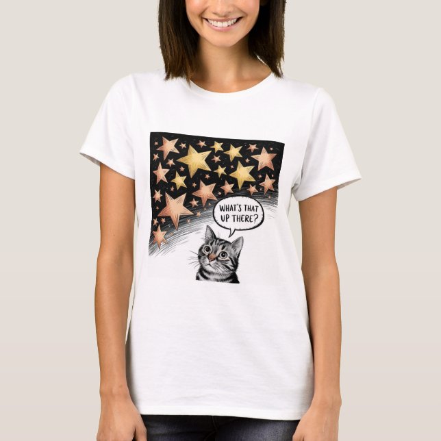 Cat T Shirt, Cat Lover Gift, Funny Cat Shirt, Cat  T-Shirt (Front)