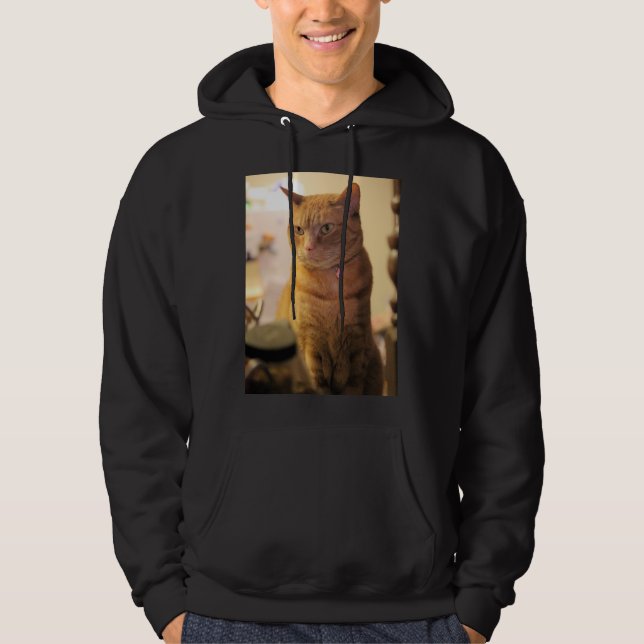 Cat T-Shirt Hoodie (Front)