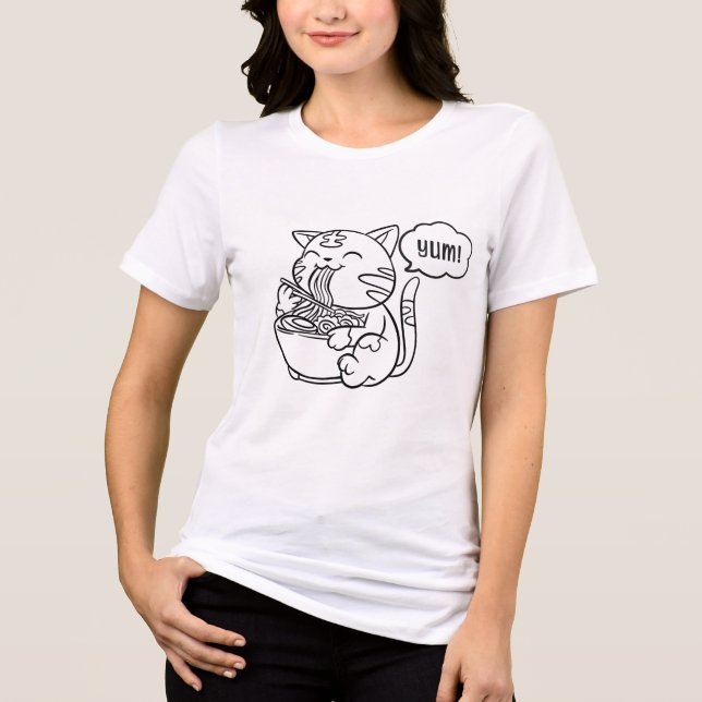 CAT T-SHIRT Tri-Blend SHIRT (Front)