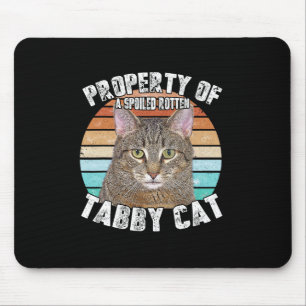 Cat Tab Funny Cat Lover Gifts For Men Mouse Pad