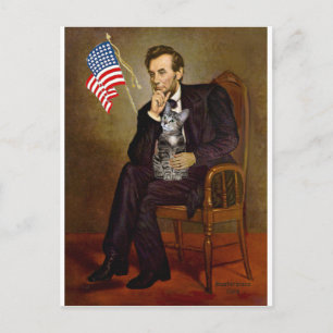 CAT (Tabby2) - Lincoln Postcard