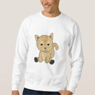 Cat Tabby Cute Cats Fur Nose Kittens Sweatshirt