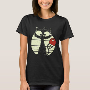 Cat Table Tennis Table Tennis Player Cat Cat T-Shirt