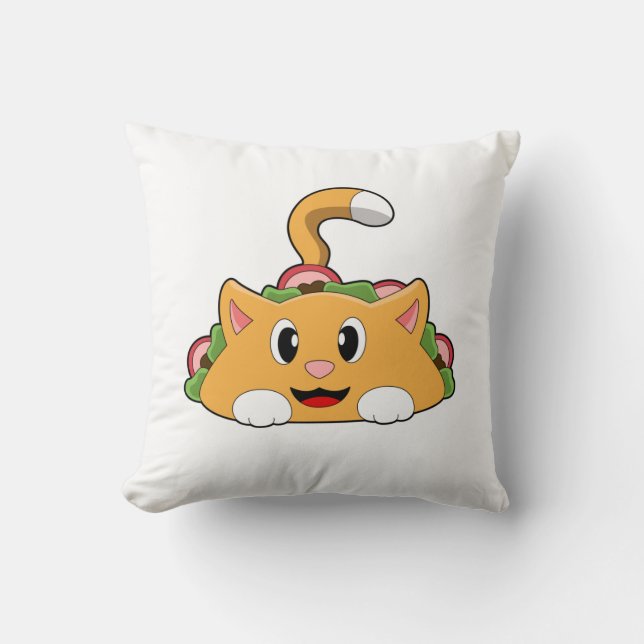 Cat Taco Cushion (Front)