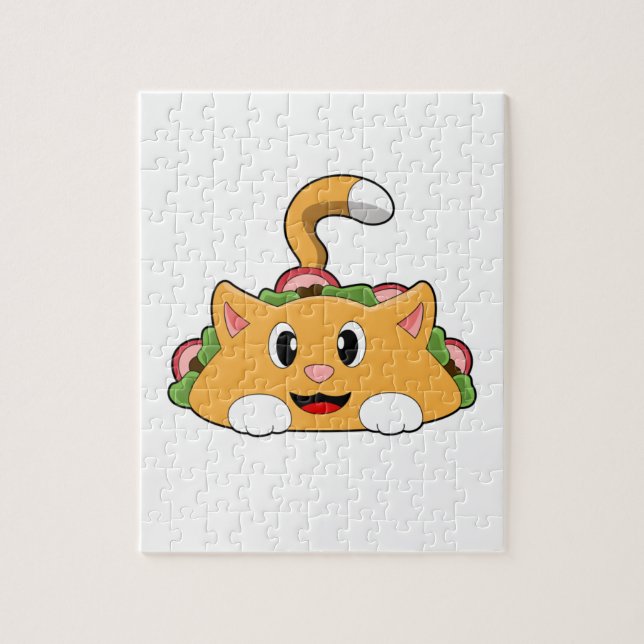 Cat Taco Jigsaw Puzzle (Vertical)
