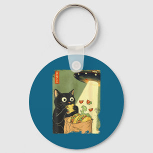 Cat Tacos Anime UFO Japanese Custom Key Ring