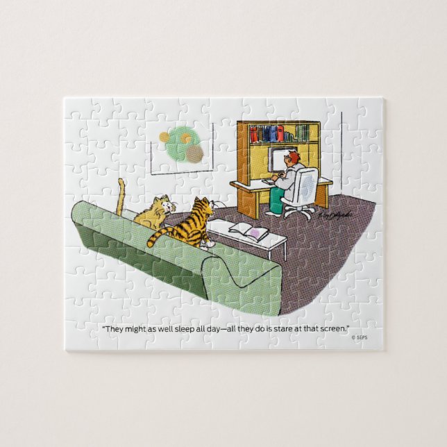 Cat Talk Jigsaw Puzzle (Horizontal)