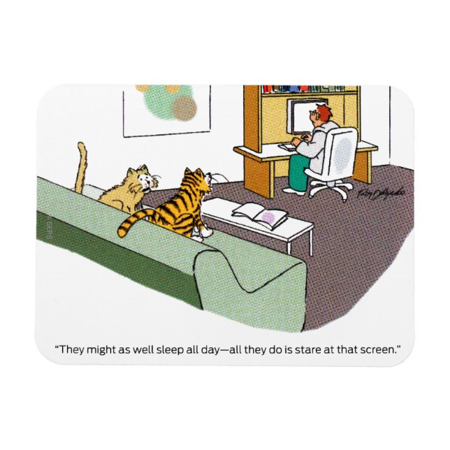 Cat Talk Magnet (Horizontal)
