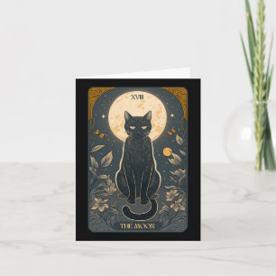 Cat Tarot Card, Moon Tarot Card Cat Mum Of Cats, C
