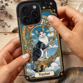 Cat Tarot Card Personalised iPhone 16 Pro Case