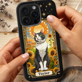 Cat Tarot Card Sun iPhone 16 Pro Case
