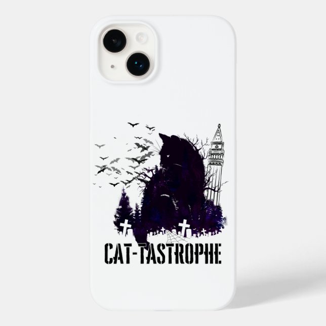 Cat-tastrophe - A Gothic Tale.w Case-Mate iPhone Case (Back)