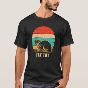 Cat Tat Cat Tattoo Kitten Tattooed Cat Mum 1 T-Shirt