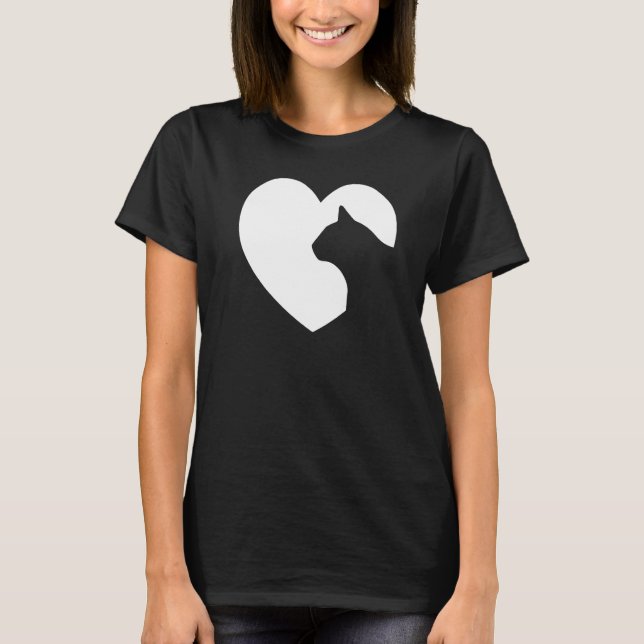 Cat  Tee Mysterious Loveable Cat Loving All Cats (Front)