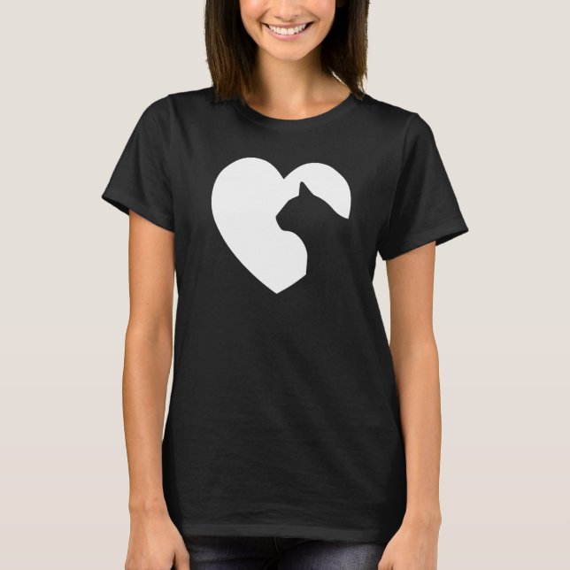 Cat  Tee Mysterious Loveable Cat Loving All Cats (Front)