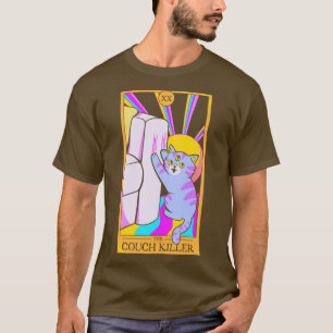 Cat The Couch Killer by Tobe Fonseca T-Shirt