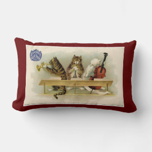 "Cat & The Fiddle" Throw Pillow