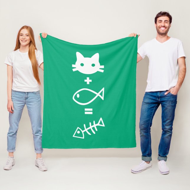 Cat-thematics Fleece Blanket (In Situ)