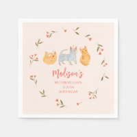 Cat Theme Pink Birthday Party