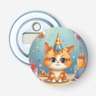 Cat themed bottle opener ginger cat cute