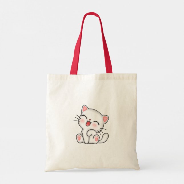 Cat Tote Bag (Back)