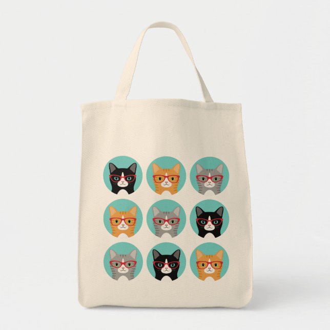 Cat Tote Bags (Front)
