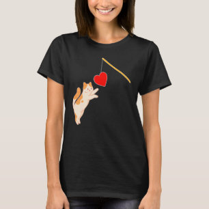 Cat Toy Valentine's Day for Men Women Cat T-Shirt