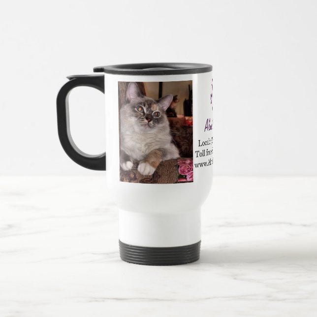 Cat Travel Mug (Left)