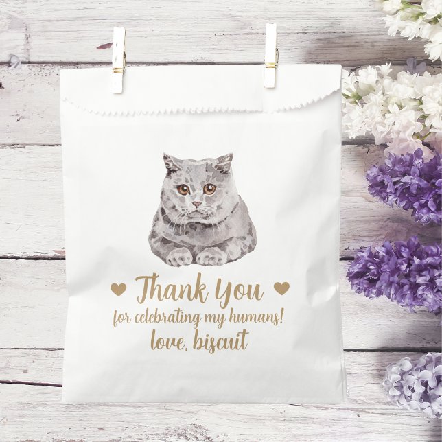 Cat Treat Wedding Favour Bag (Creator Uploaded)