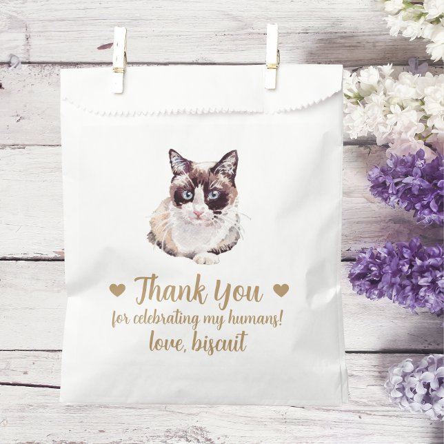 Cat Treat Wedding Favour Bag (Creator Uploaded)