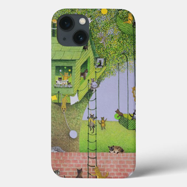 Cat Tree House Case-Mate iPhone Case (Back)