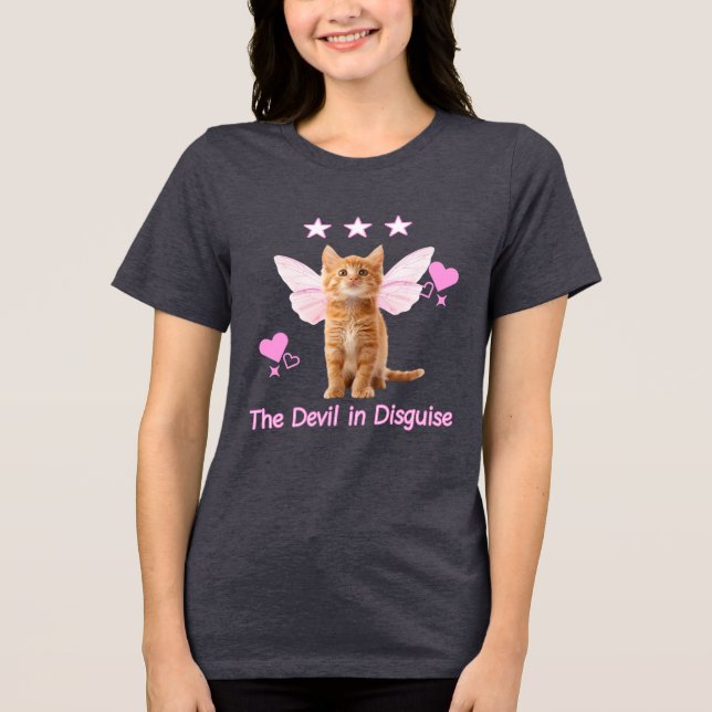 Cat Tri-Blend Shirt (Front)