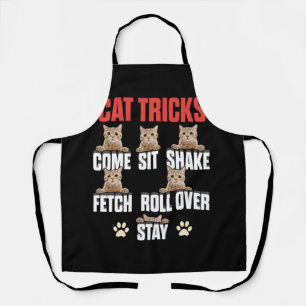Cat Tricks Cat Training Come Sit Shake Fetch Roll Apron