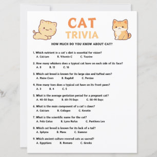 Cat Trivia Game