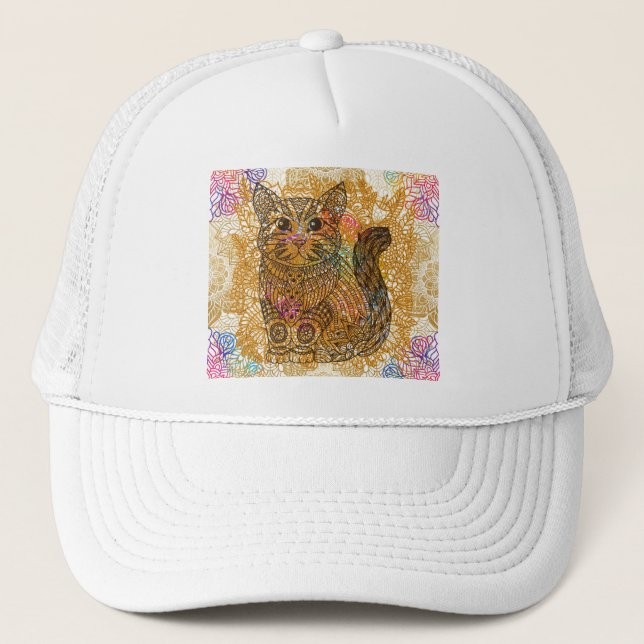 Cat Trucker Ht Hat (Front)