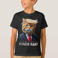 Cat Trump 9 Lives Baby Funny Vote For Trump Cats 2