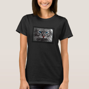 Cat TShirt Sketch Hand Drawn Cute
