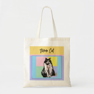 Cat Tuxedo Pastel Cats Womens Pastel Colors Tote Bag