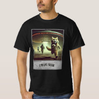 Cat UFO Selfie: Scared Kitty (Man t-shirt) #03