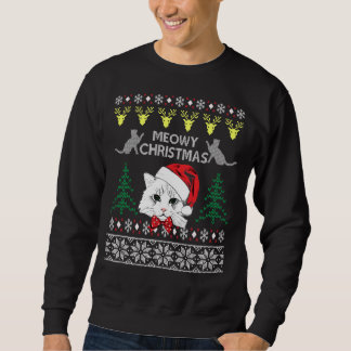 Cat Ugly Christmas Sweatshirt