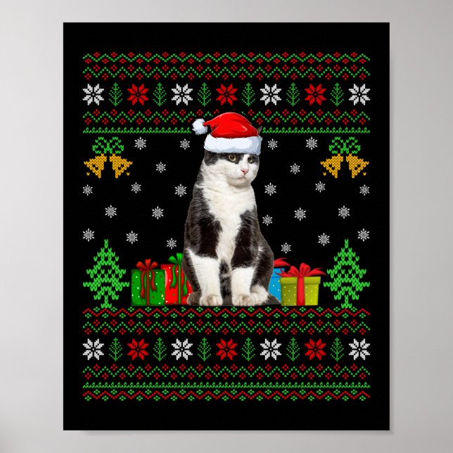 Cat Ugly Xmas Decorations Santa Cat Christmas (Front)