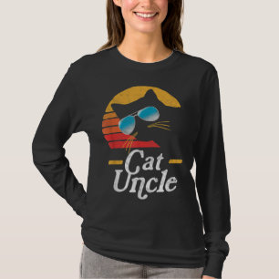 Cat Uncle Vintage 80s Style Cat Retro Sunglasses D T-Shirt