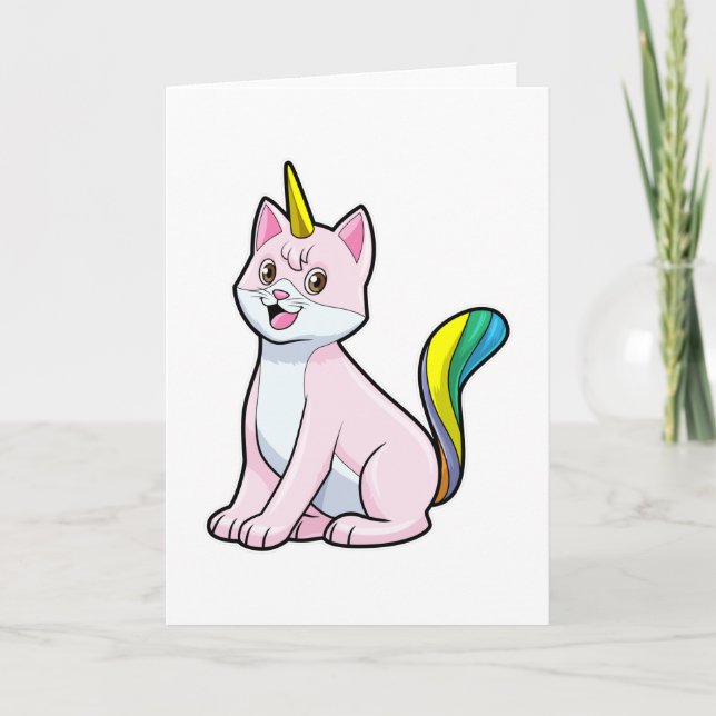 Cat Unicorn Card (Front)