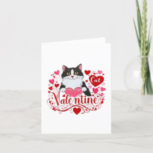 Cat Valentine Thank You Card