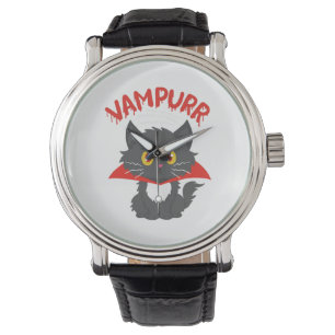Cat Vampire Halloween Watch