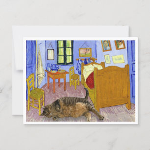 Cat Van Gough Postcard