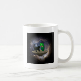 Cat versus Cucumber Coffee Mug