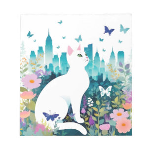 Cat Vintage Animal Nature Environment Art Painting Notepad